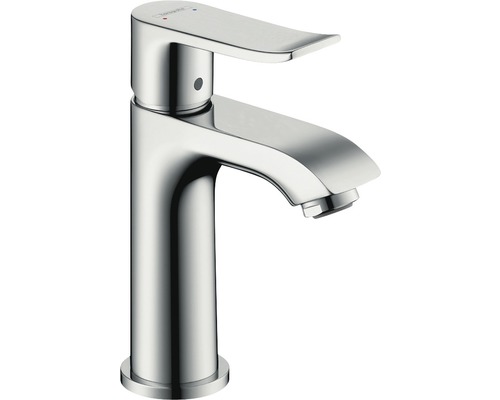 hansgrohe Metris 100 Waschtischeinhebelmischer chrom 31186000 ohne Ablaufgarnitur Waschtischarmatur aus Metall