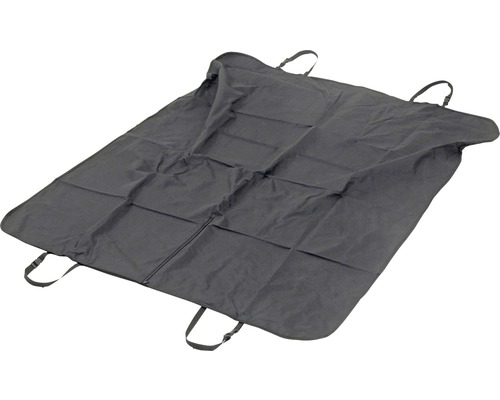 Couverture de protection pour voiture Karlie Car Safe Easy 162x132 cm, noire Couverture de protection pour siège arrière de voiture avec sangles de fixation