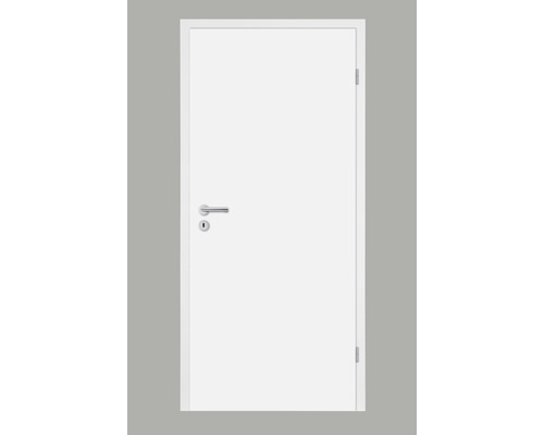 Porte intérieure Pertura norme CH Yori CPL blanc 85x201,5 cm droite