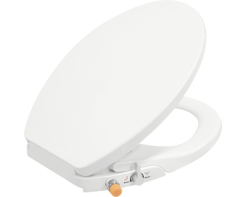 Abattant WC ADOB Premium Soft blanc, rembourré - HORNBACH