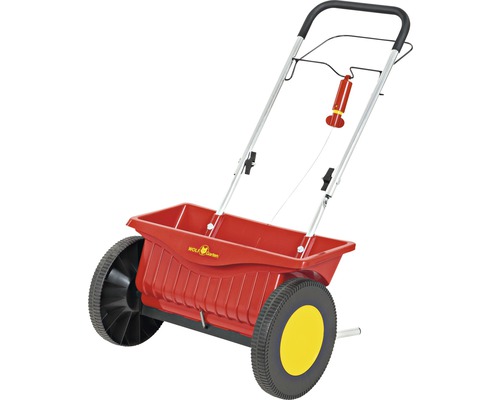 Épandeur chariot manuel d'épandage 20 kg pneus plastique engrais sel  déneigement 16_0002408