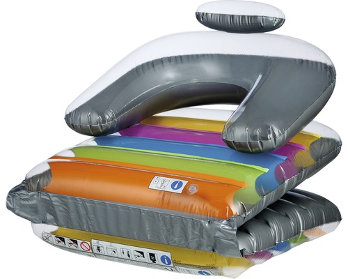 Fauteuil gonflable pour piscine avec dossier et appui-tête