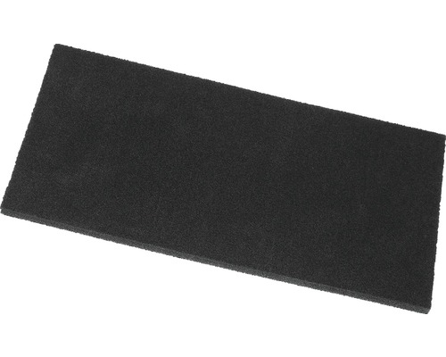 Plaque en caoutchouc cellulaire Maurerlob noir 140 x 280 mm