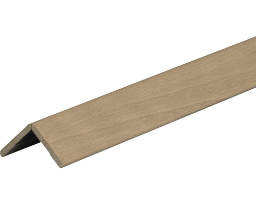 Baguette d'angle Shortline en hêtre 28x28x2600 mm Profilé d''angle en bois