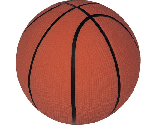 Jouet pour chien Karlie ballon de basket en latex rempli 13 cm
