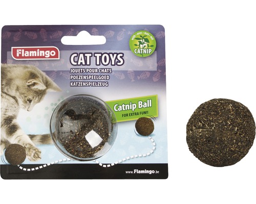 Katzenspielzeug Karlie Catnip Ball Ø 5 cm braun