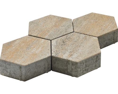 Pavés hexagonaux en béton pour l''aménagement paysager et de jardin