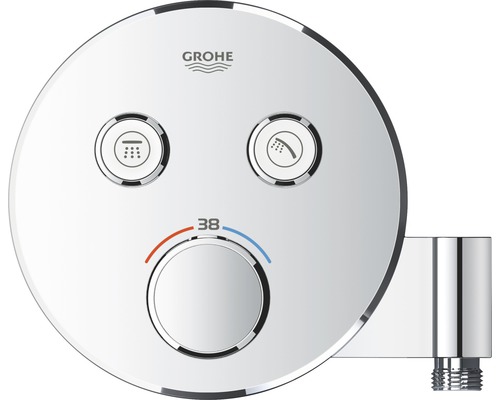 GROHE Duscharmatur mit Thermostat GROHTHERM SMARTCONTROL chrom 29120000