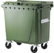 Abfallcontainer Verwo kunststoff 770 L grün-thumb-0