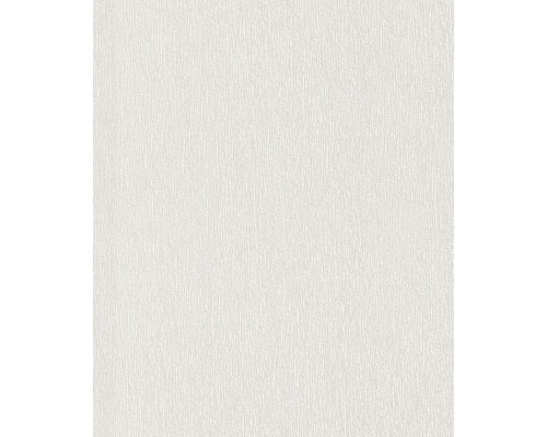 Papier peint intissé 124903 Wallton Uni blanc Papier peint blanc avec structure