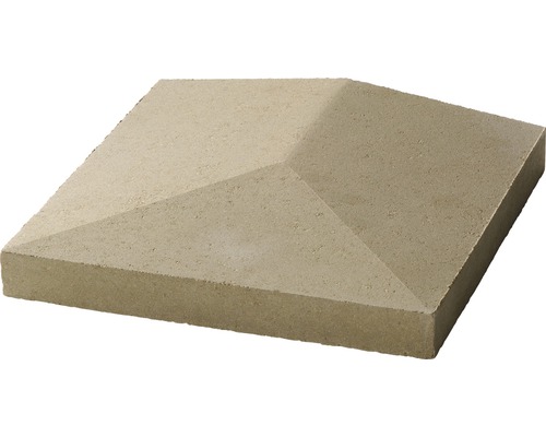 Endabdeckung Satteldach naturgrau 30 x 30 x 3,5-5,5-3,5 cm