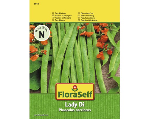 Haricots d'Espagne 'Lady Di' FloraSelf semences non hybrides semences de légumes