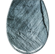 Toilettendeckel mit Steinmuster