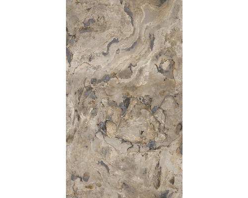 Papier peint intissé 514612 pierres gris beige Motif de carreaux aspect pierre