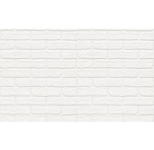 Papier peint brique blanche