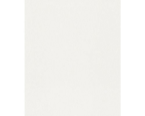 Papier peint intissé 124507 Wallton aspect crépi blanc