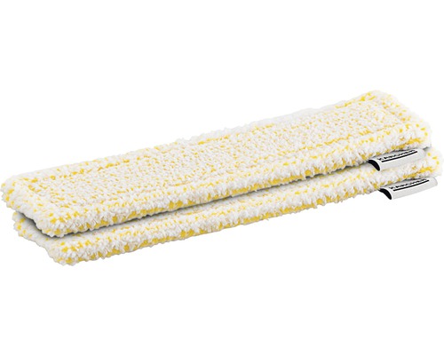 Kärcher Garniture de balai lave-sol microfibres intérieur pour WV5, lot de 2 Deux chiffons de sol en microfibre Kärcher pour appareils de nettoyage