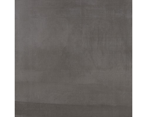 Dalle de terrasse en grès cérame fin FLAIRSTONE Modern Dark bords rectifiés 60x60x2 cm Carrelage de sol gris