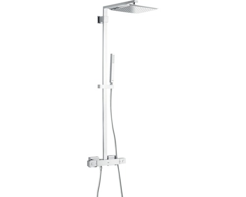 Système de douche Grohe Euphoria Cube XXL Système 230 avec batterie à thermostat pour montage mural 26087000