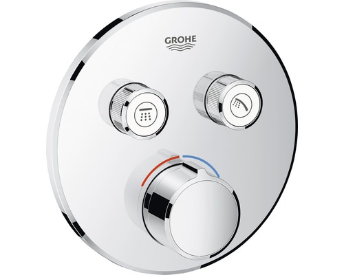 Robinet de baignoire encastré GROHE GROHE SmartControl Mixer chrome 29145000 Logo Grohe mitigeur thermostatique pour douche