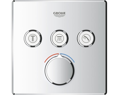 Robinet de baignoire encastré GROHE GROHE SmartControl Mixer chrome 29149000
