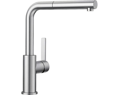 Robinet de cuisine BLANCO LANORA-S 523123 acier inoxydable brossé