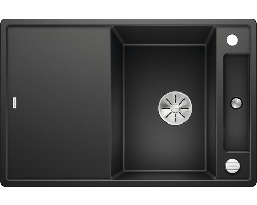 Évier avec égouttoir et système d''évacuation