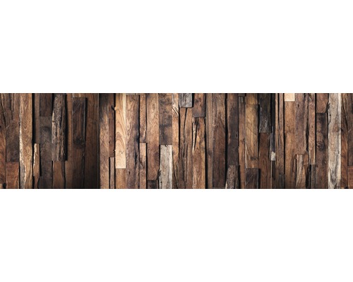 Crédence de cuisine mySpotti Splash Rustical Wood rustical wood 2200 x 600 mm SP-F1-1246