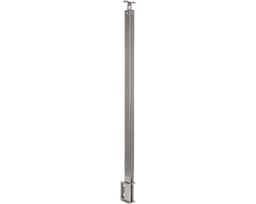 Support de balustrade Pertura aluminium pour montage latéral H: 1090 mm(78) Distributeur de savon en acier inoxydable pour montage mural