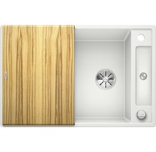 Blanco AXIA III 45 S Spüle BxT 780x510 mm Silgranit weiss inkl. Holzschneidbrett 523177