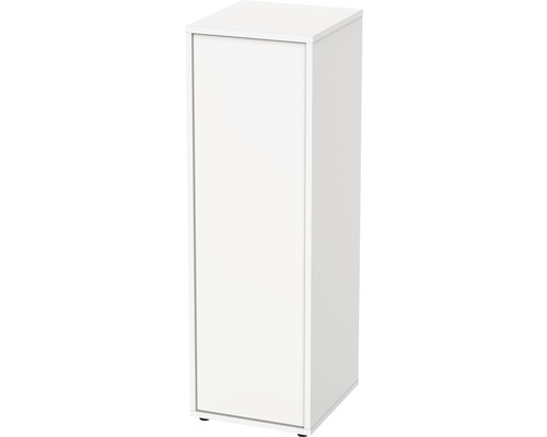 Aquarium avec meuble bas aquatlantis Nano Cubic 30 28,5x33,5x100 cm, blanc Meuble bas blanc avec porte pour aquarium