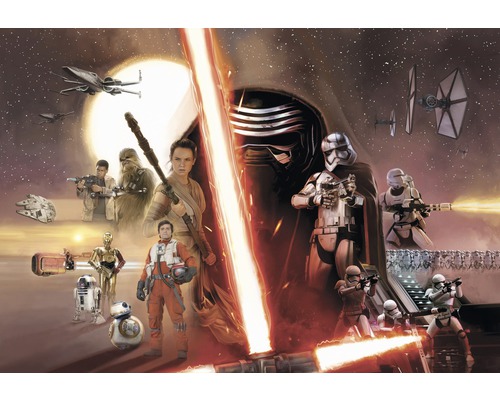 Fototapete Papier 8-492 Disney Edition 4 Star Wars EP7 Collage 8-tlg. 368 x254 cm