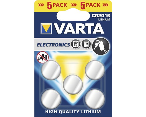 Pile Varta Elektronics CR2016 lithium