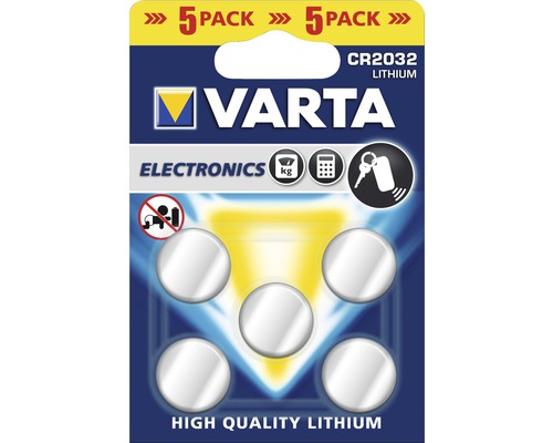 Pile Varta Elektronics CR2032 lithium