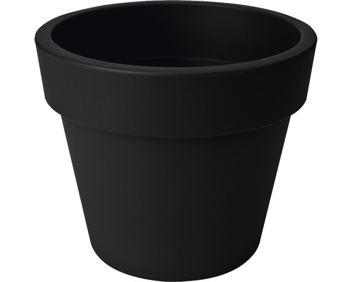 Pot de fleurs elho Green Basics® plastique Ø 47 H 39.5 cm noir