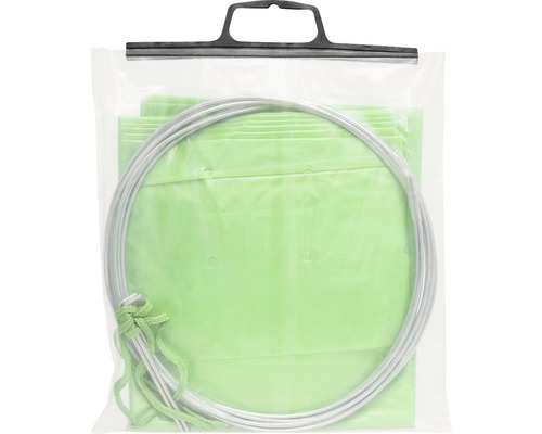 Film pour tunnel 43 g/m² FloraSelf® 3.5x1 m, vert Kit de sacs de plantation dans un sac plastique avec poignée de transport