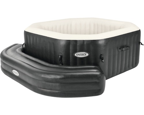 Aufblasbarer Whirlpool mit Sitzbank der Marke Intex