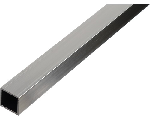 Vierkantrohr Alu natur 20x20x1,5 mm, 2 m Vierkantrohr aus Metall