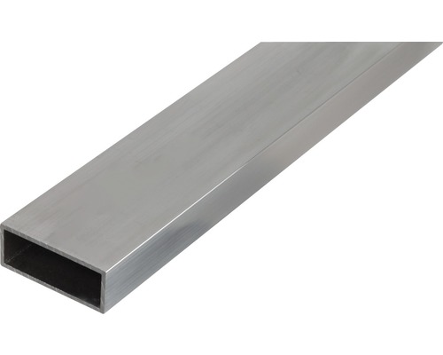 Tube rectangulaire Aluminium 50 x 20 x 2 mm x 2 mm , 2 m Tube rectangulaire en métal