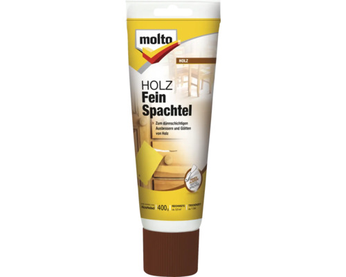 Tube de mastic fin pour bois Molto, 400 grammes