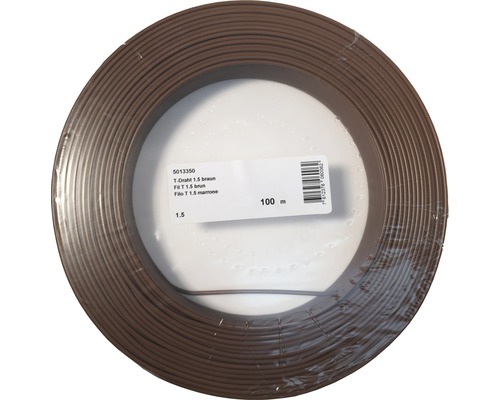 Installationskabel T-Litze 1x1,5 mm2 schwarz Eca (Meterware) - HORNBACH