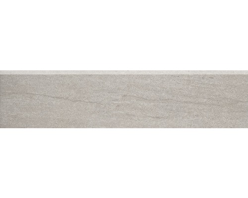 Carrelage de plinthe Oikos/Sokio taupe 7x30 cm Carreau en céramique aspect pierre
