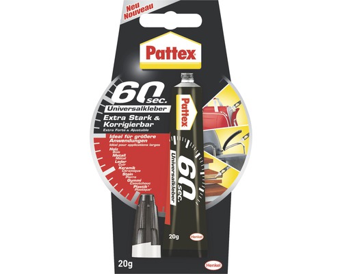 Colle universelle Pattex 60 secondes 20 g