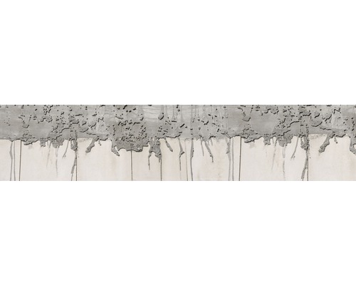 Crédence de cuisine mySpotti Splash Concrete mur en béton 2800 x 600 mm SP-F2-1245 Mur en béton avec surface irrégulière pour construction brute