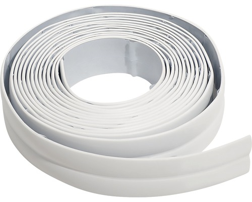 Anschlussband Sanistrip weiss selbstklebend 10 mm 3,5 m lang Rolle weisse Sockelleiste