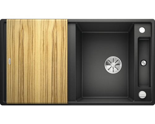 Évier en granit avec planche à découper