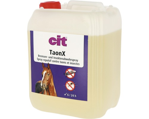 Spray répulsif contre taons et insectes cit TaonX Bidon de spray anti-taons et anti-insectes pour chevaux