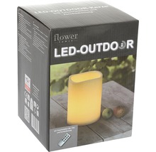 Bougie LED à pile Sensim Ø 7,5 cm, 3 pièces avec télécommande et fonction  de minuterie - HORNBACH