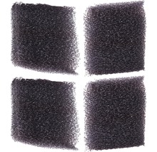 Quatre mousses filtrantes noires