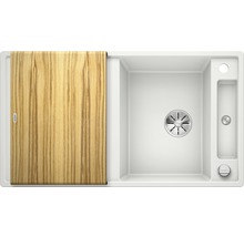 Blanco AXIA III 5 S Spüle BxT 915x510 mm Silgranit weiss inkl. Holzschneidbrett 523209